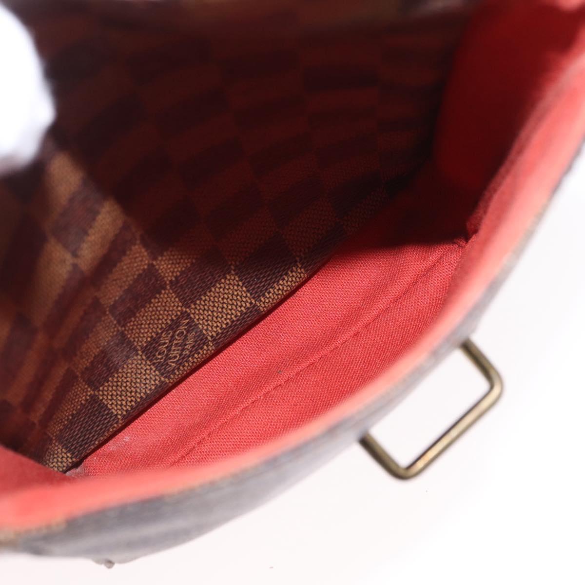 LOUIS VUITTON Damier Ebene Broadway Shoulder Bag N42270 LV Auth BA15571