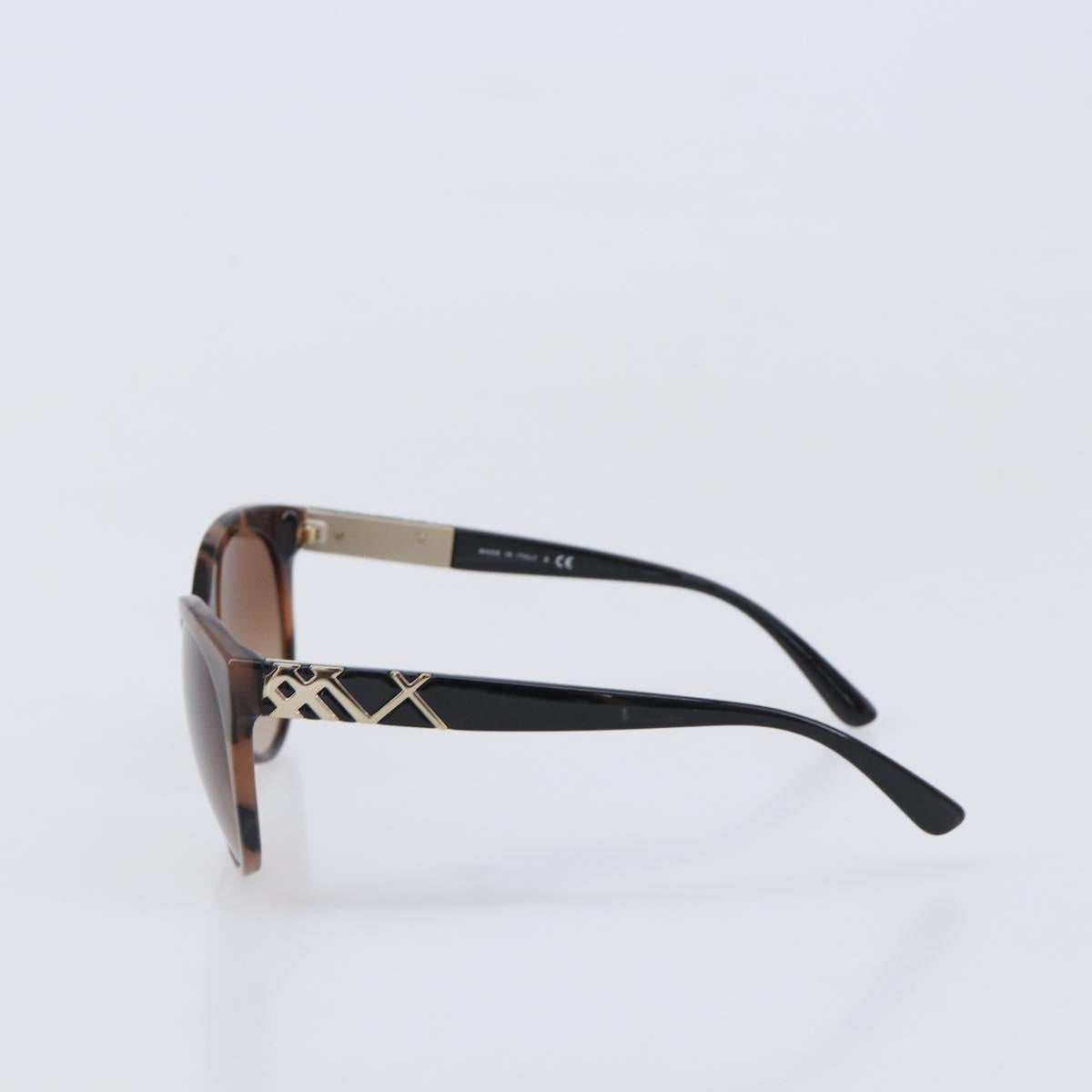 BURBERRY Glasses Sunglasses Plastic 3 Set Brown Gold Auth BA15576