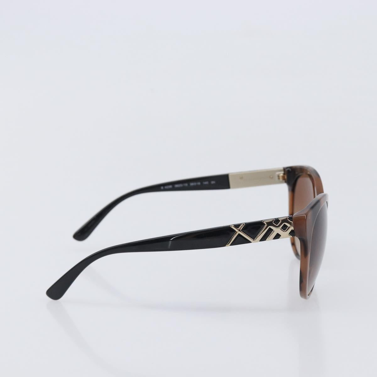 BURBERRY Glasses Sunglasses Plastic 3 Set Brown Gold Auth BA15576