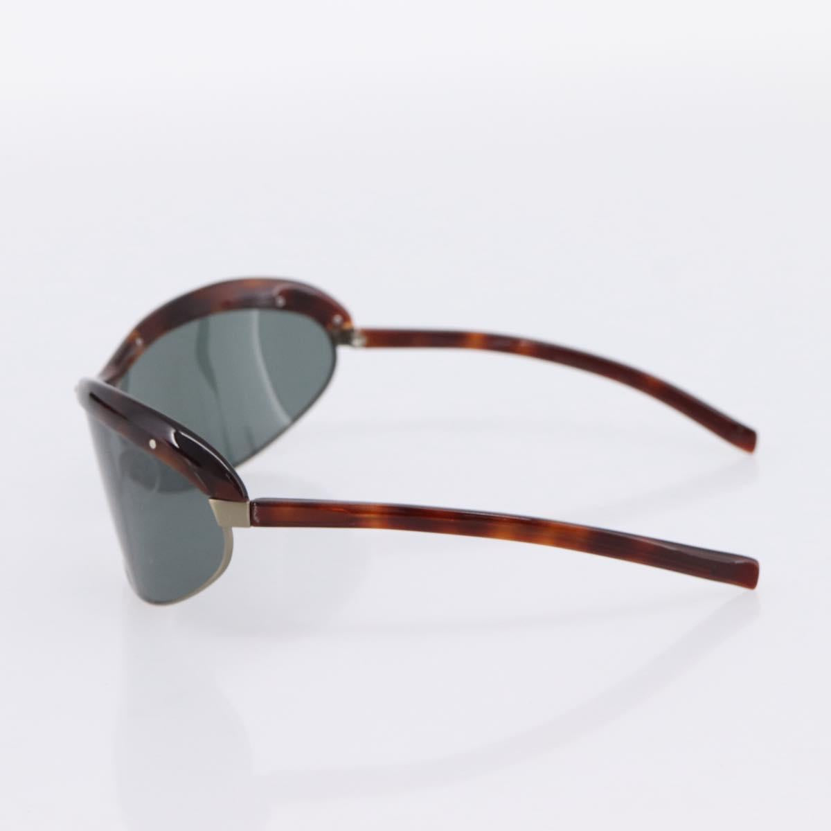 BOTTEGA VENETA Sunglasses Plastic Brown Silver Auth BA15579V