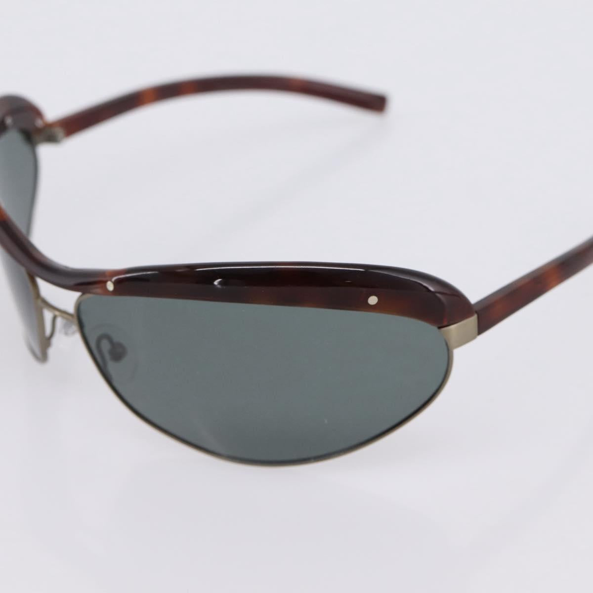 BOTTEGA VENETA Sunglasses Plastic Brown Silver Auth BA15579V