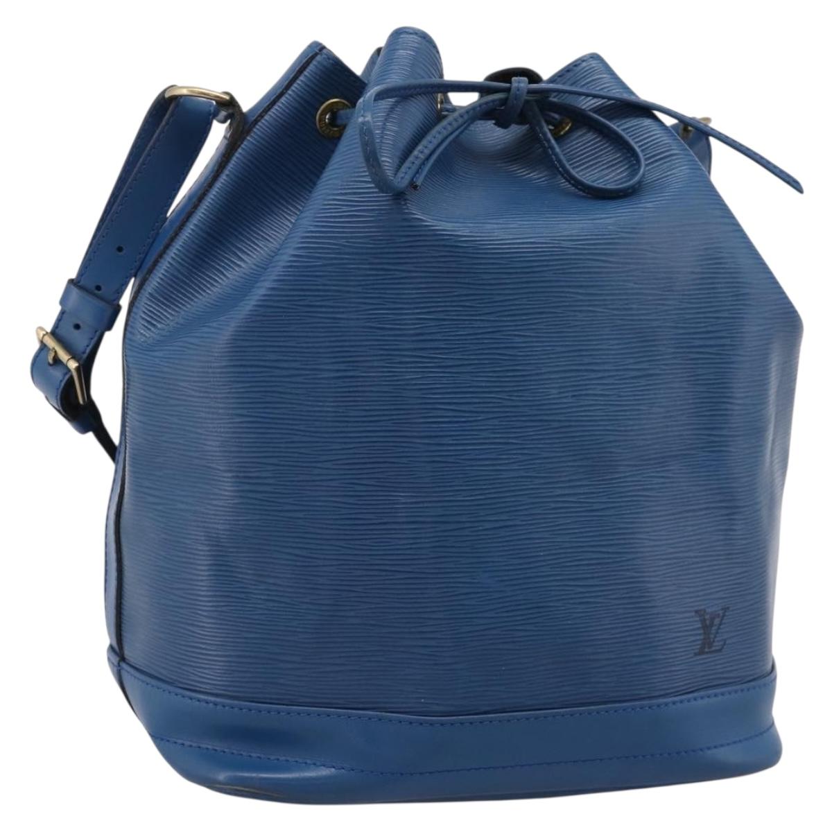 LOUIS VUITTON Epi Noe Shoulder Bag Blue M44005 LV Auth BA15580