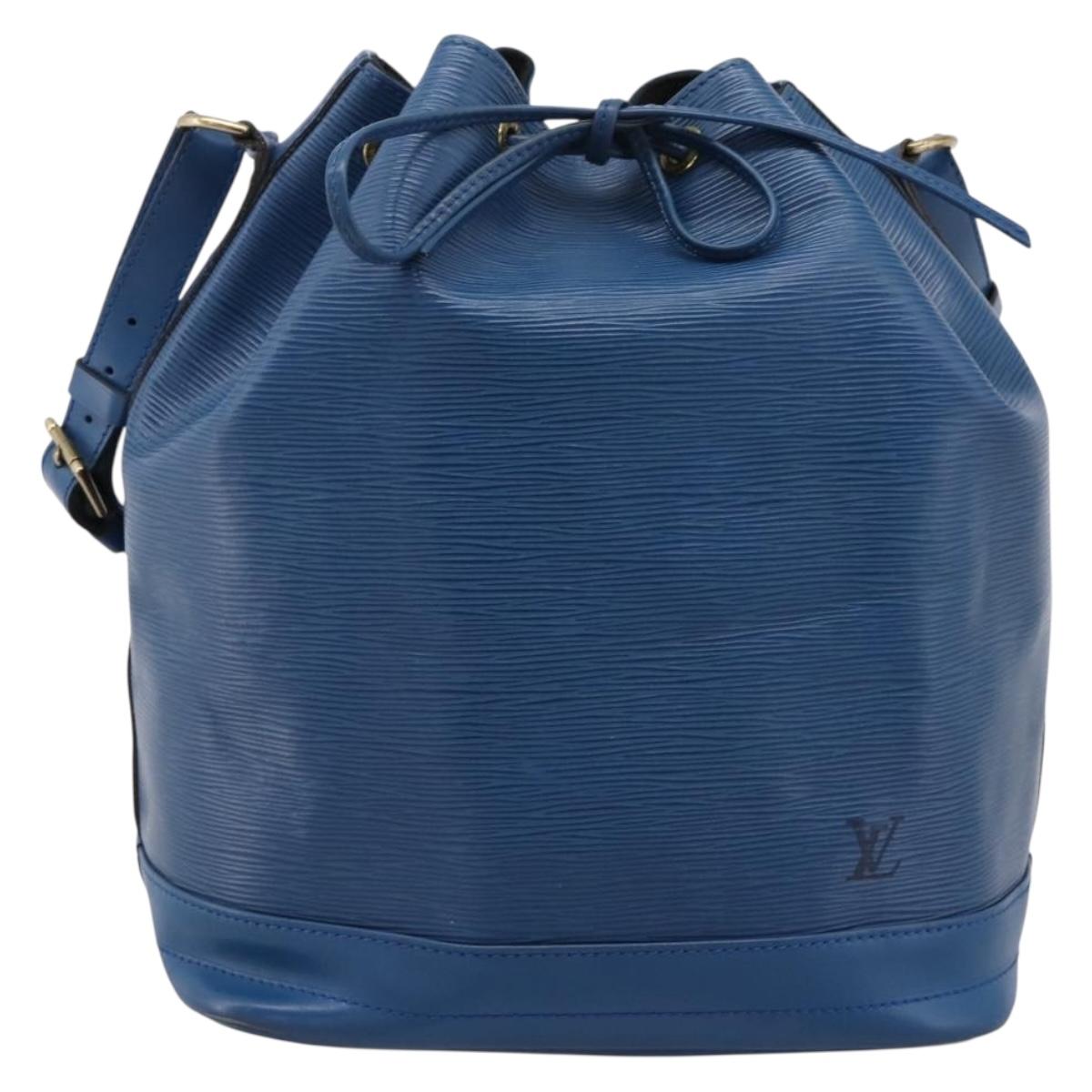 LOUIS VUITTON Epi Noe Shoulder Bag Blue M44005 LV Auth BA15580