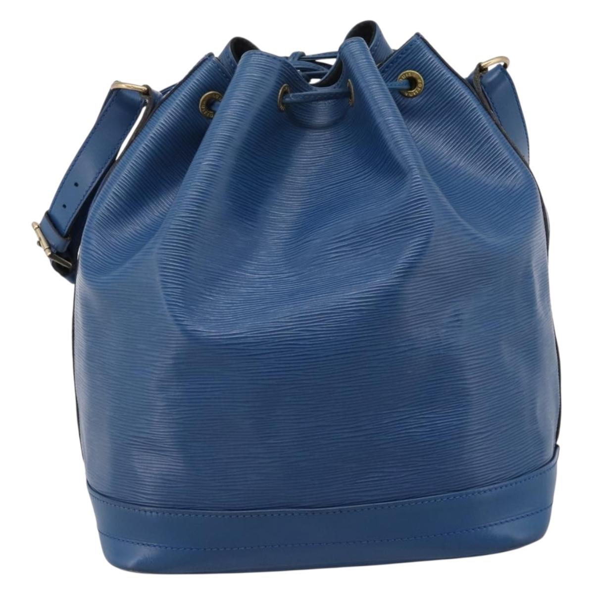 LOUIS VUITTON Epi Noe Shoulder Bag Blue M44005 LV Auth BA15580