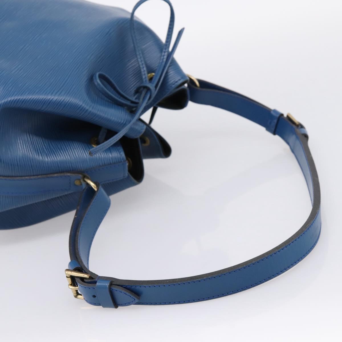 LOUIS VUITTON Epi Noe Shoulder Bag Blue M44005 LV Auth BA15580