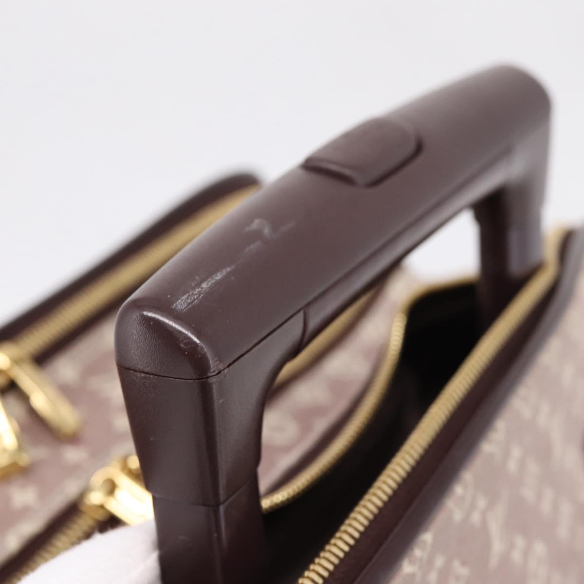 LOUIS VUITTON Monogram Idylle Epope Boston Bag Sepia M23208 LV Auth BA15581