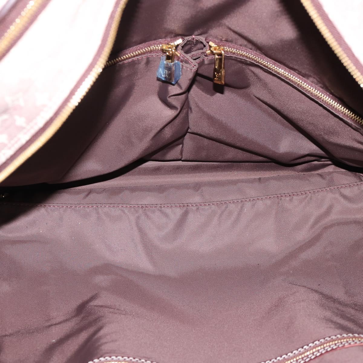 LOUIS VUITTON Monogram Idylle Epope Boston Bag Sepia M23208 LV Auth BA15581