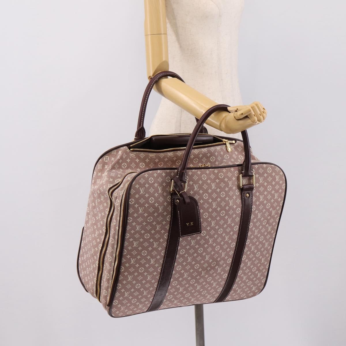 LOUIS VUITTON Monogram Idylle Epope Boston Bag Sepia M23208 LV Auth BA15581
