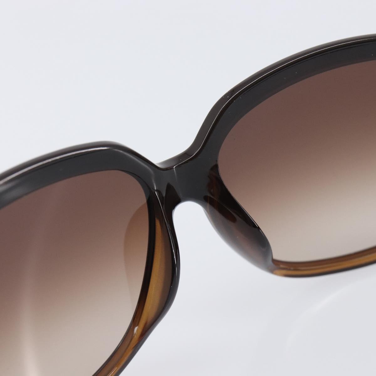 Christian Dior Sunglasses plastic Dark Brown Gold Tone Auth BA15592V