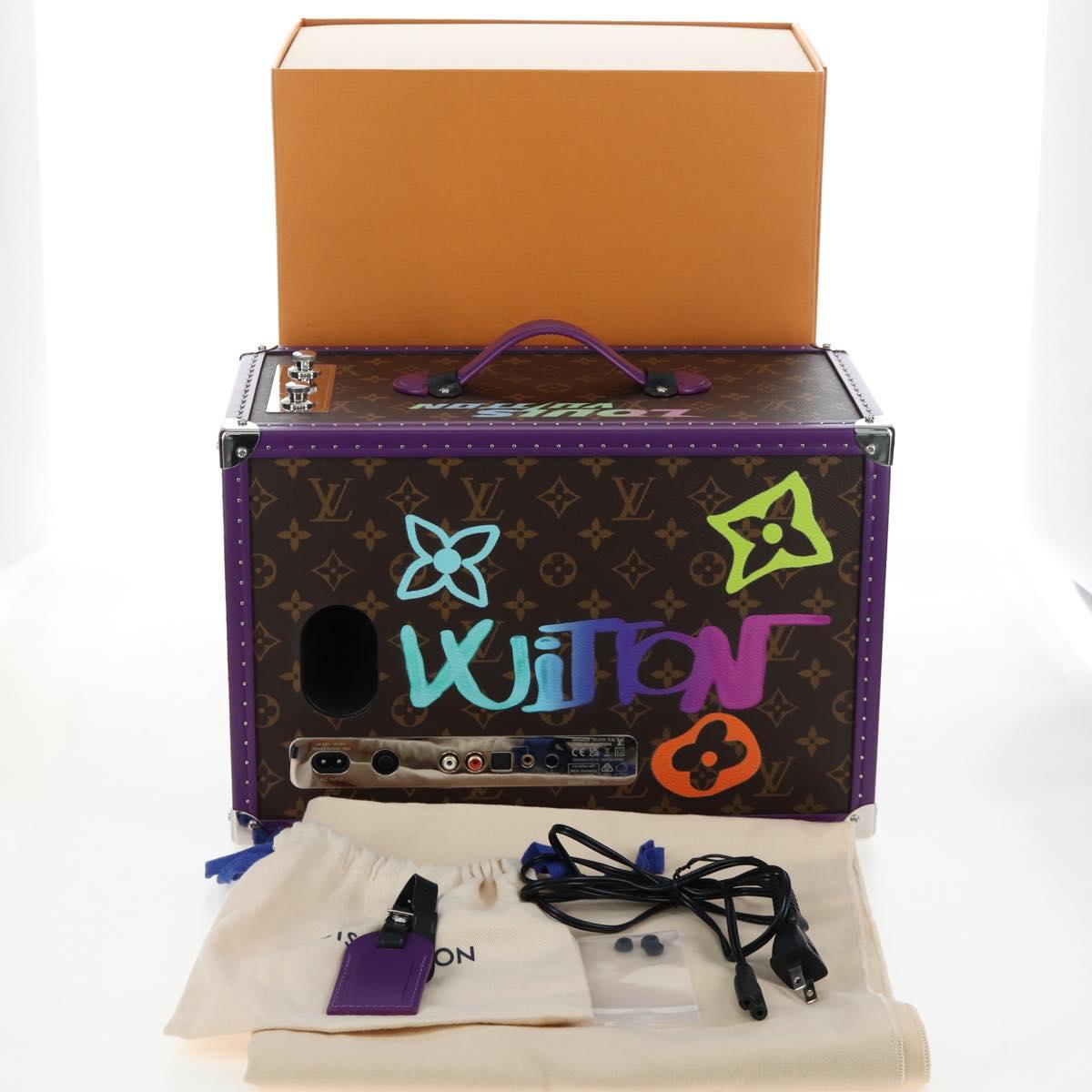 LOUIS VUITTON Speaker Trunk GM Speaker Virgil Abloh Usable GI0802 Auth BA15646SM