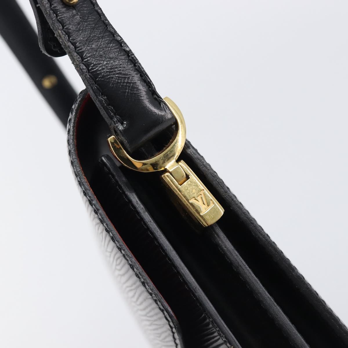 LOUIS VUITTON Epi Osh Shoulder Bag Black Red M52444 LV Auth BA15647