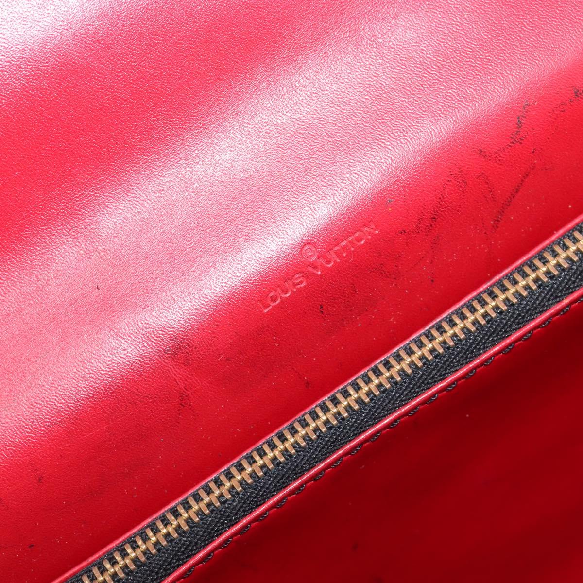 LOUIS VUITTON Epi Osh Shoulder Bag Black Red M52444 LV Auth BA15647
