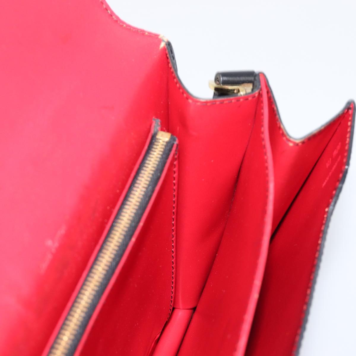 LOUIS VUITTON Epi Osh Shoulder Bag Black Red M52444 LV Auth BA15647