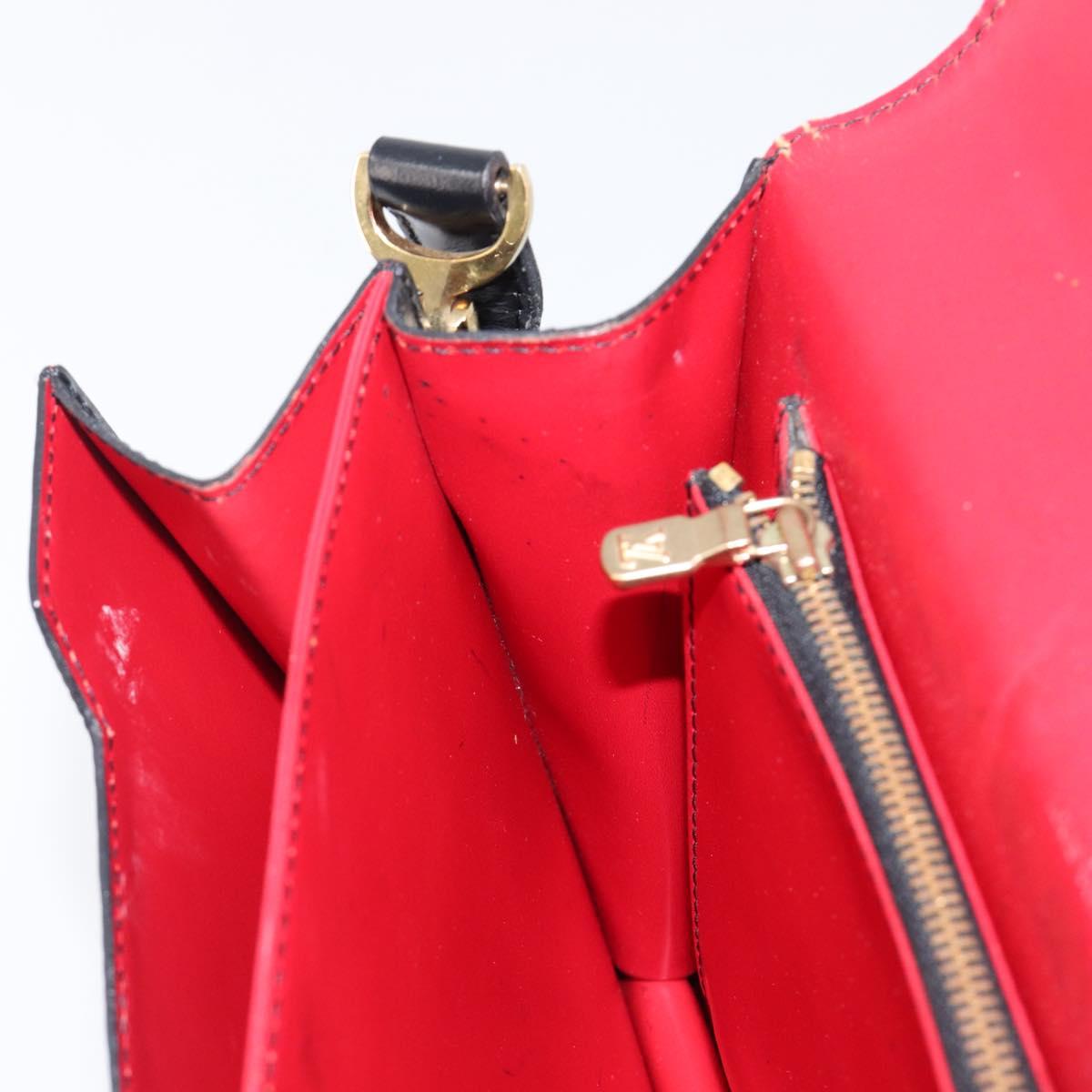 LOUIS VUITTON Epi Osh Shoulder Bag Black Red M52444 LV Auth BA15647