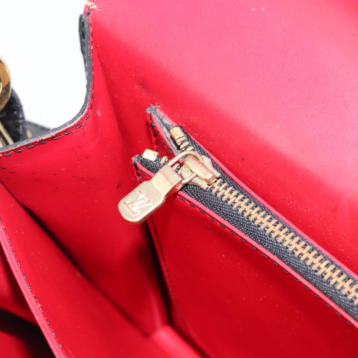 LOUIS VUITTON Epi Osh Shoulder Bag Black Red M52444 LV Auth BA15647