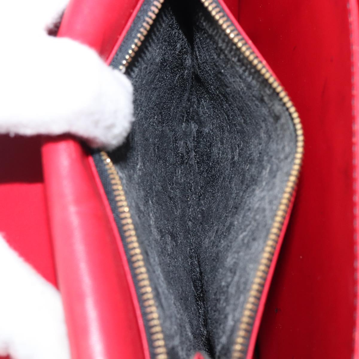 LOUIS VUITTON Epi Osh Shoulder Bag Black Red M52444 LV Auth BA15647