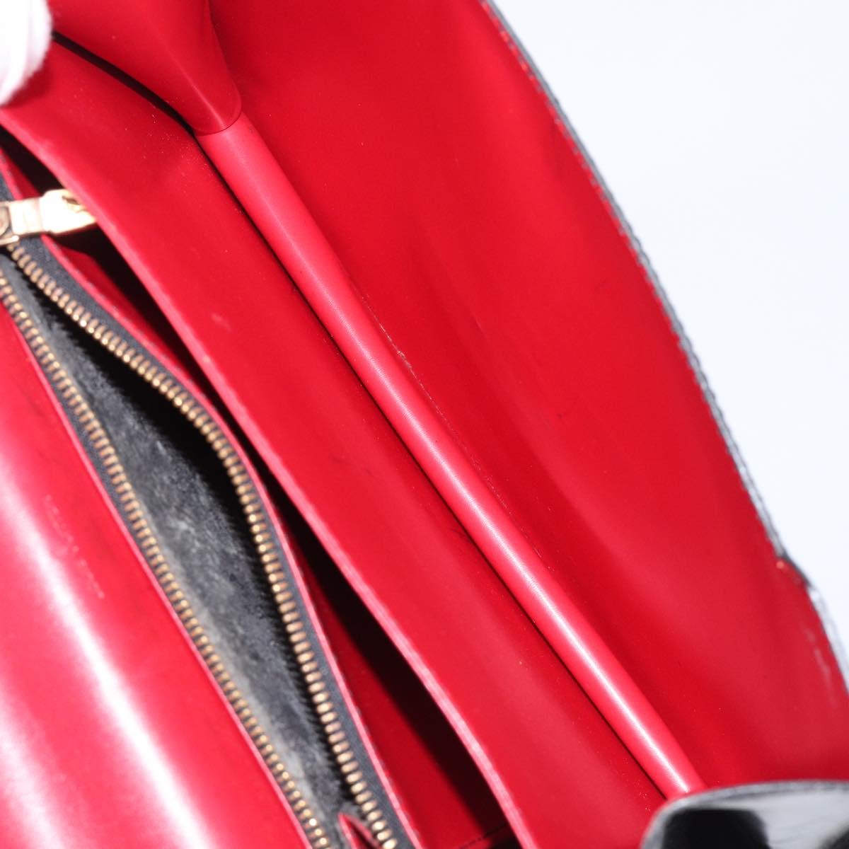 LOUIS VUITTON Epi Osh Shoulder Bag Black Red M52444 LV Auth BA15647