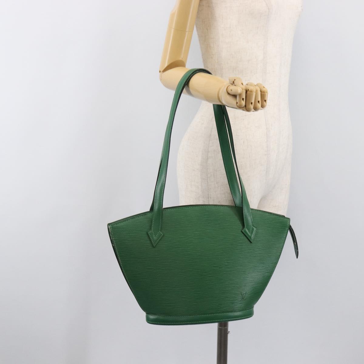 LOUIS VUITTON Epi Saint Jacques Shopping Bag Green M52274 LV Auth BA15650