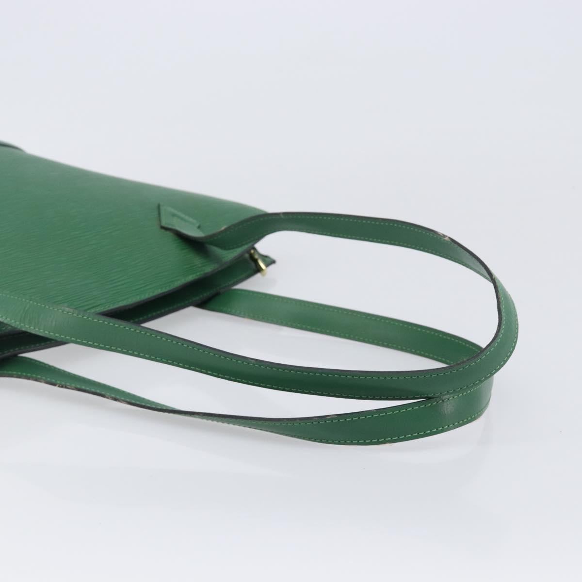 LOUIS VUITTON Epi Saint Jacques Shopping Bag Green M52274 LV Auth BA15650