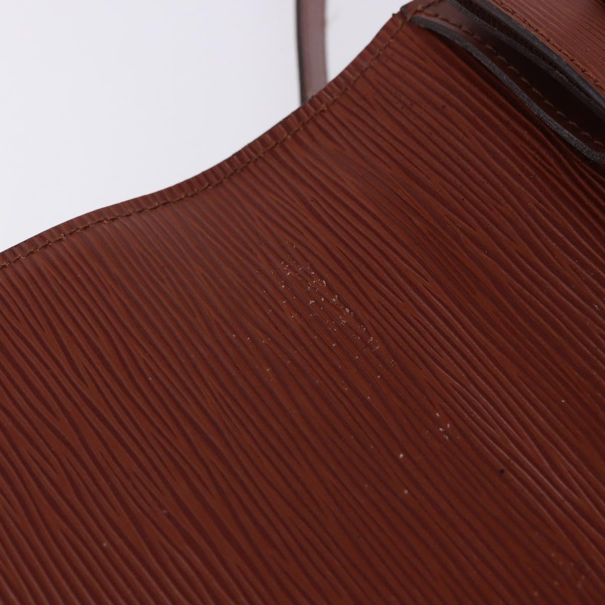 LOUIS VUITTON Epi Monceau 28 Hand Bag Brown M52123 LV Auth BA15652
