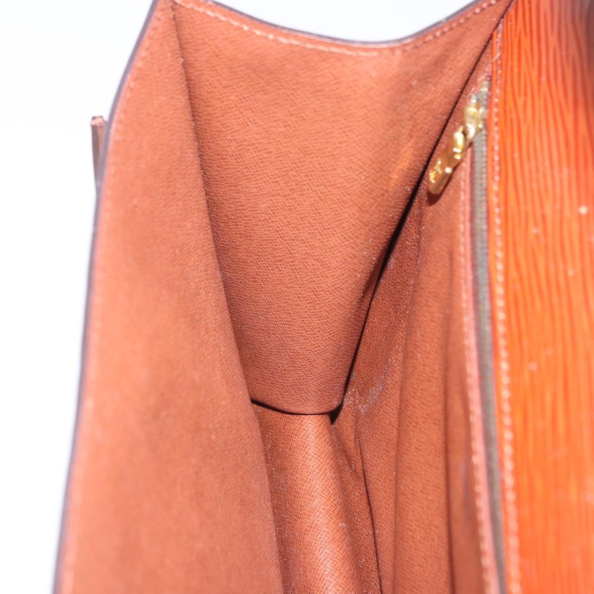 LOUIS VUITTON Epi Monceau 28 Hand Bag Brown M52123 LV Auth BA15652