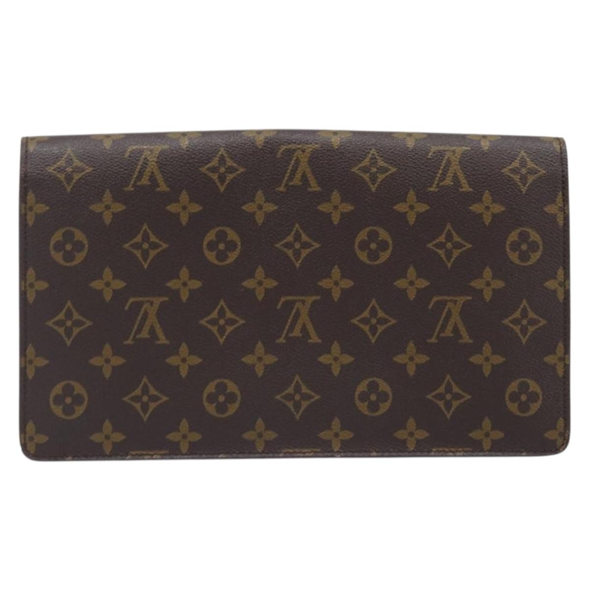 LOUIS VUITTON Monogram Chaillot Clutch Bag M51786 LV Auth BA15657
