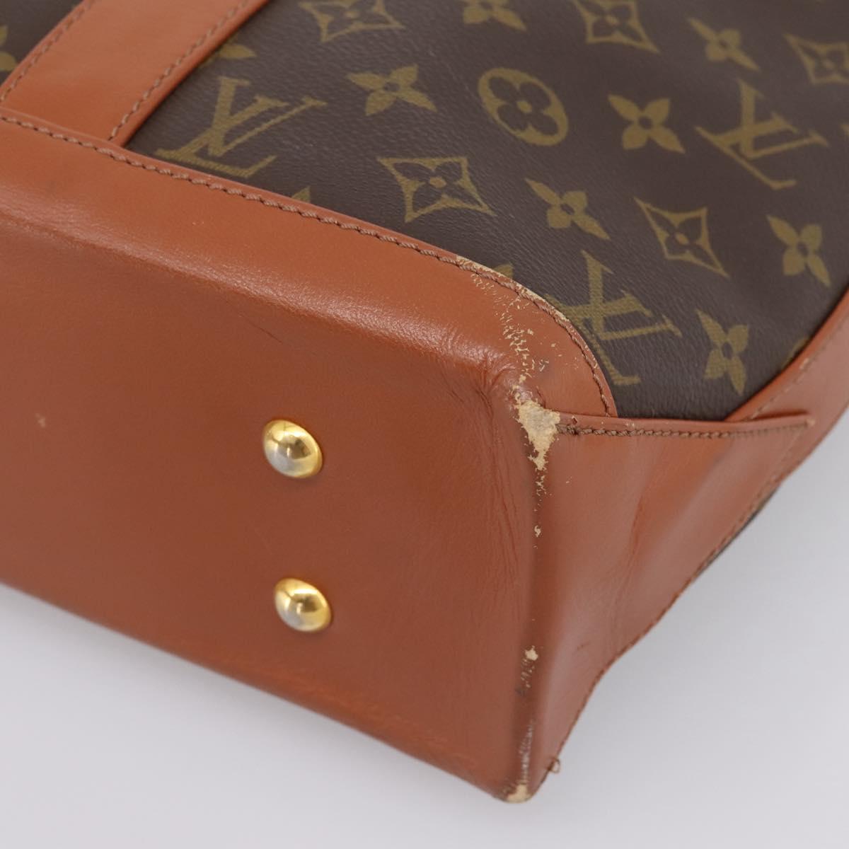 LOUIS VUITTON Monogram Sac Weekend PM Tote Bag M42425 LV Auth BA15659