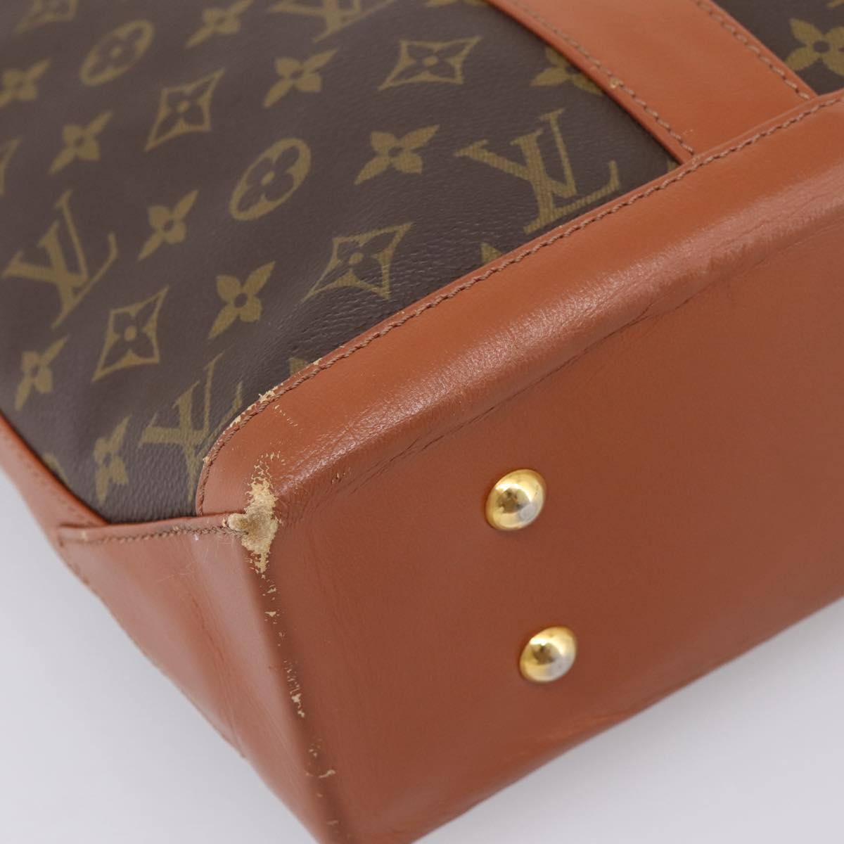 LOUIS VUITTON Monogram Sac Weekend PM Tote Bag M42425 LV Auth BA15659