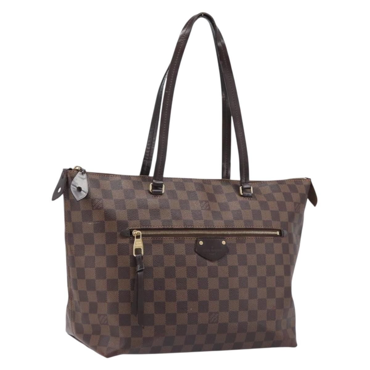 LOUIS VUITTON Damier Ebene Jena MM Tote Bag N41013 LV Auth BA15660