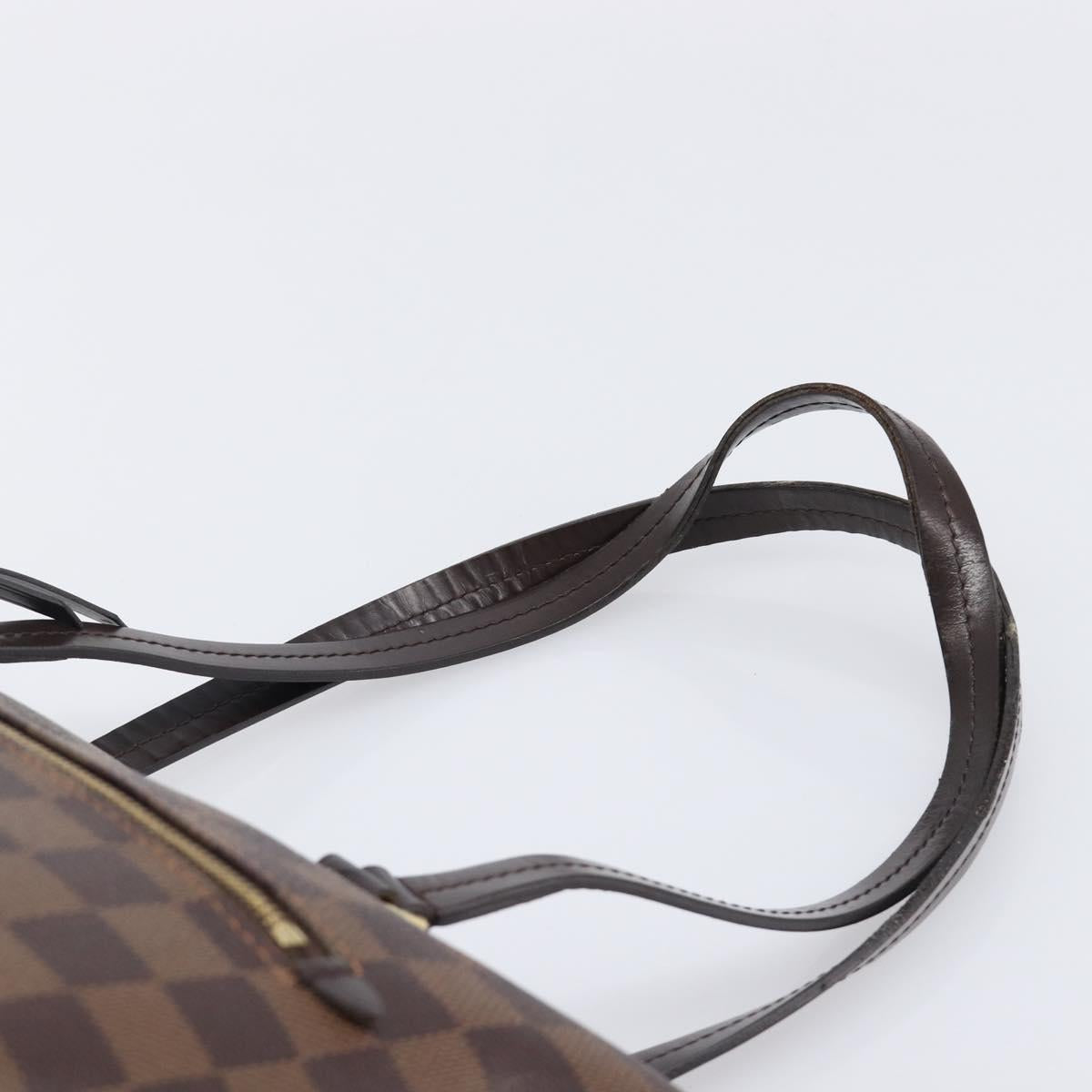 LOUIS VUITTON Damier Ebene Jena MM Tote Bag N41013 LV Auth BA15660