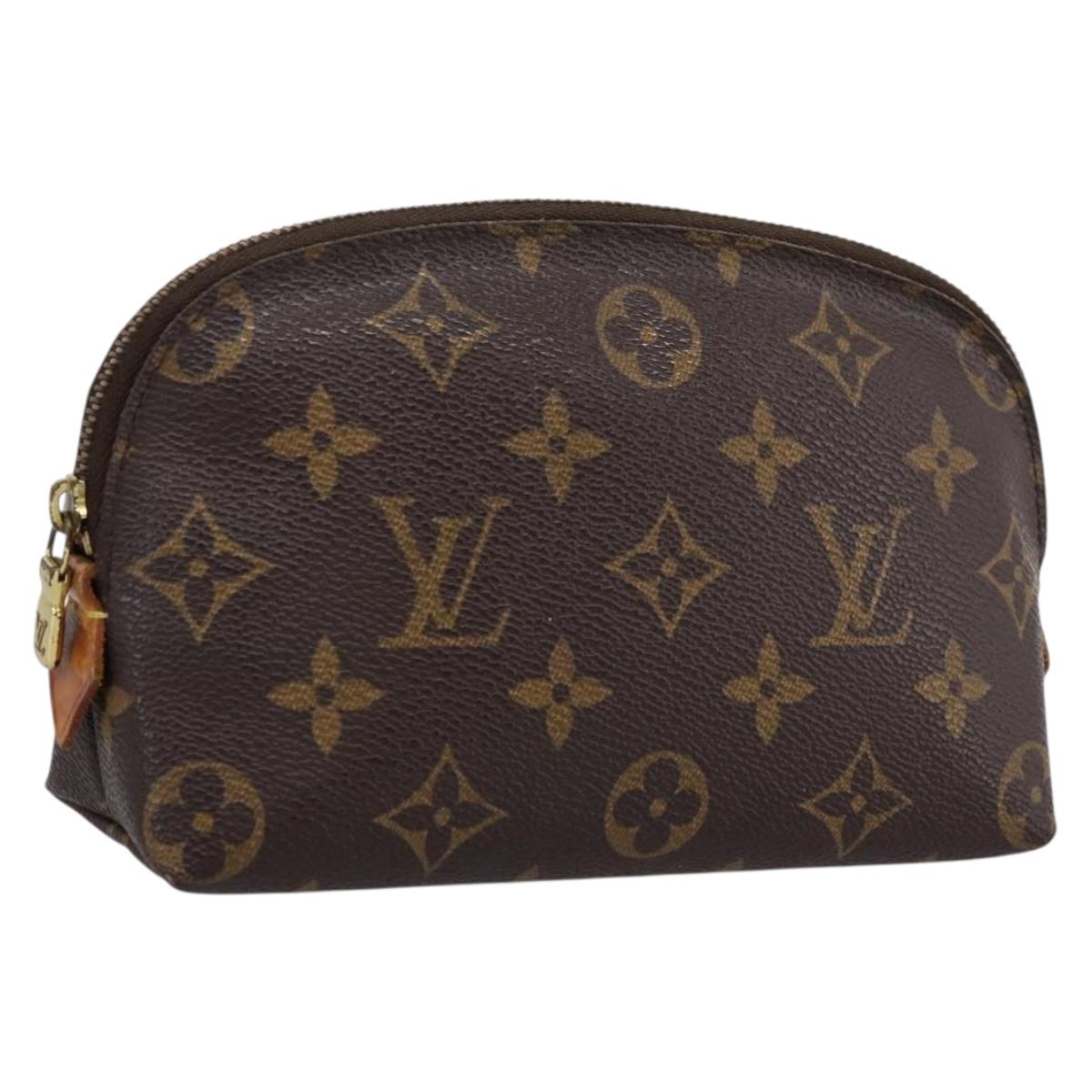 LOUIS VUITTON Monogram Pochette Cosmetic PM Pouch M43998 LV Auth BA15661