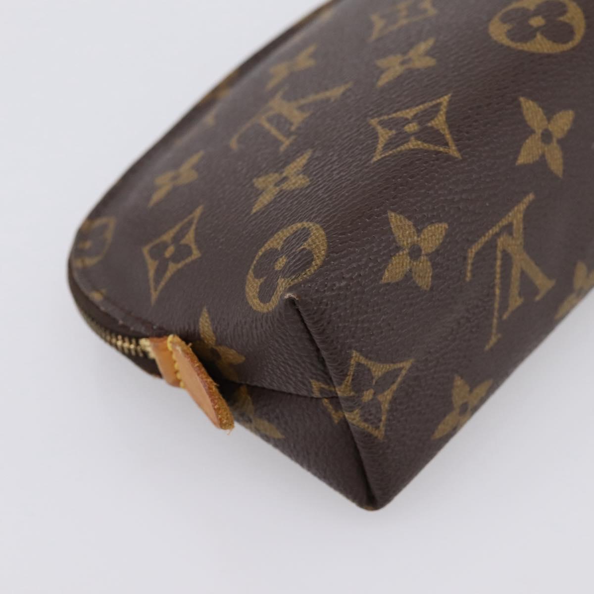 LOUIS VUITTON Monogram Pochette Cosmetic PM Pouch M43998 LV Auth BA15661