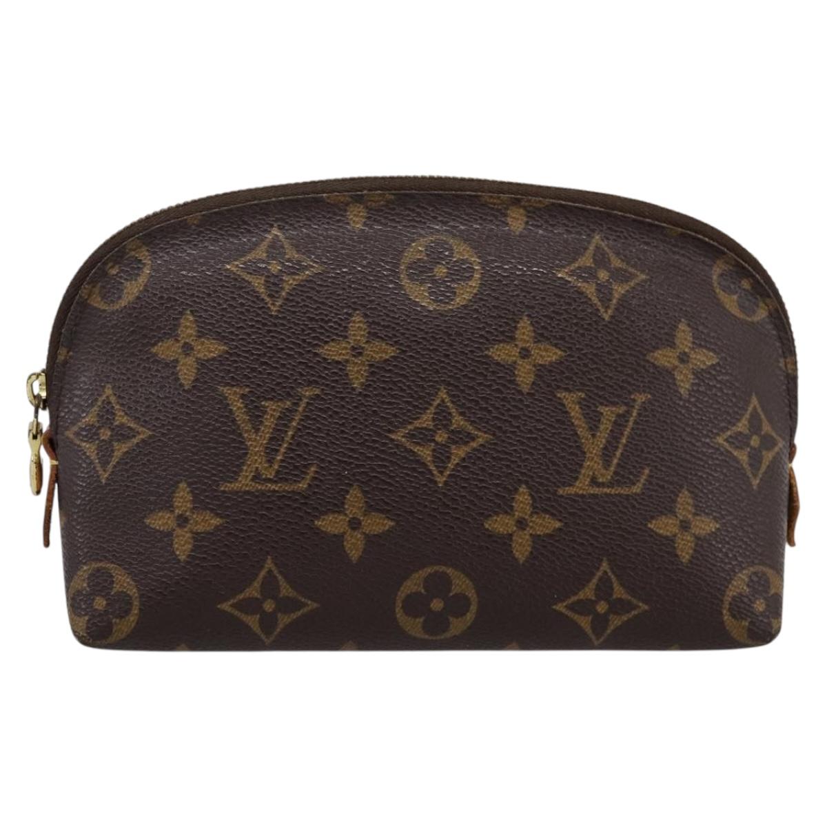 LOUIS VUITTON Monogram Pochette Cosmetic PM Pouch M43998 LV Auth BA15661