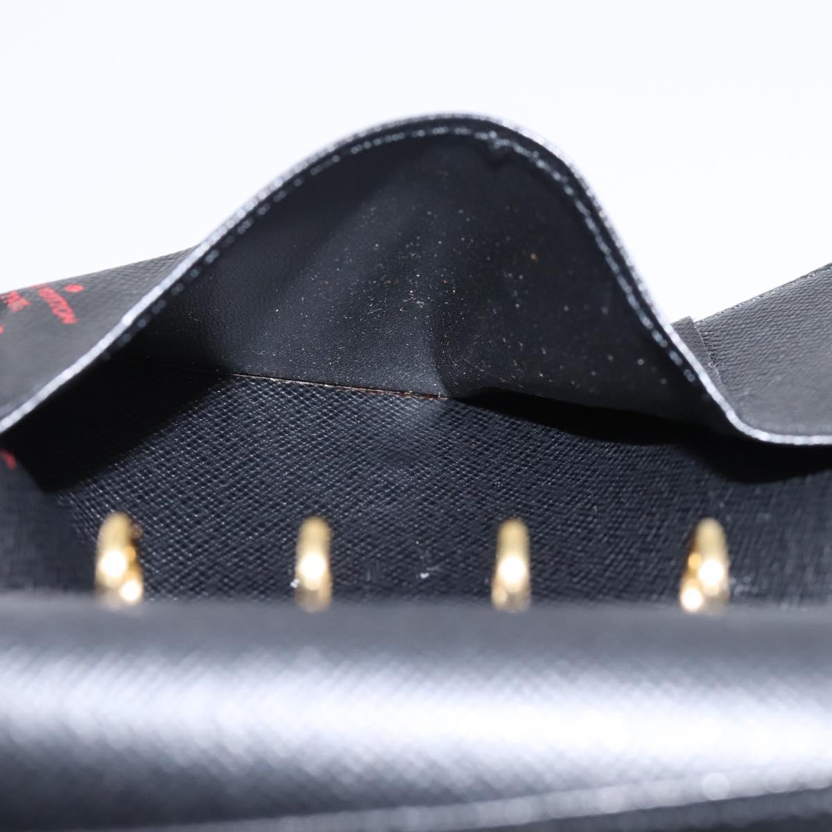 LOUIS VUITTON Epi Agenda PM Day Planner Cover Black R20092 LV Auth BA15663