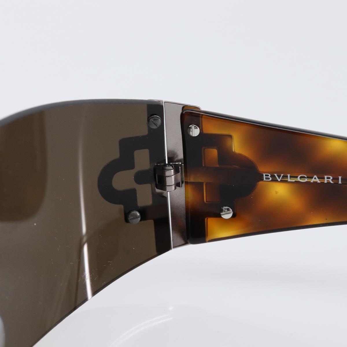 BVLGARI Sunglasses plastic Brown Auth BA15666V
