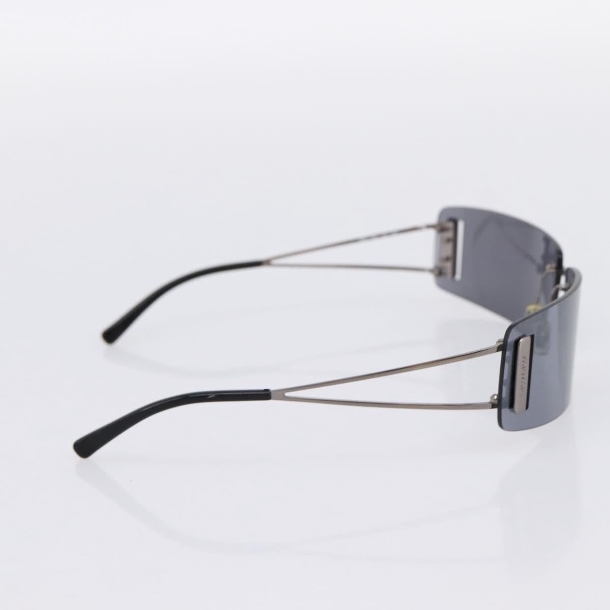 Miu Miu Rimless Sunglasses metal Black Auth BA15669V