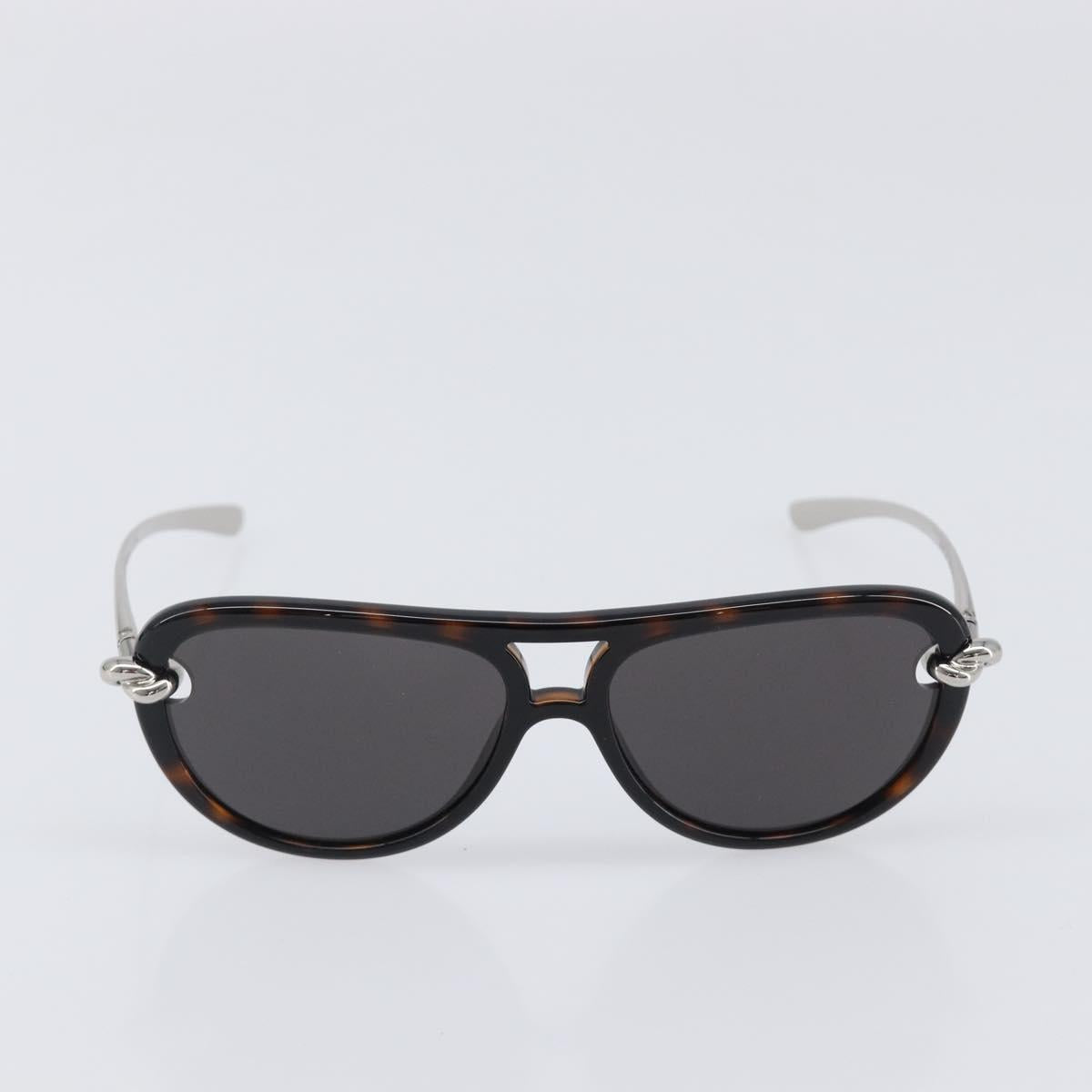 BOTTEGA VENETA Sunglasses metal Silver Auth BA15670M