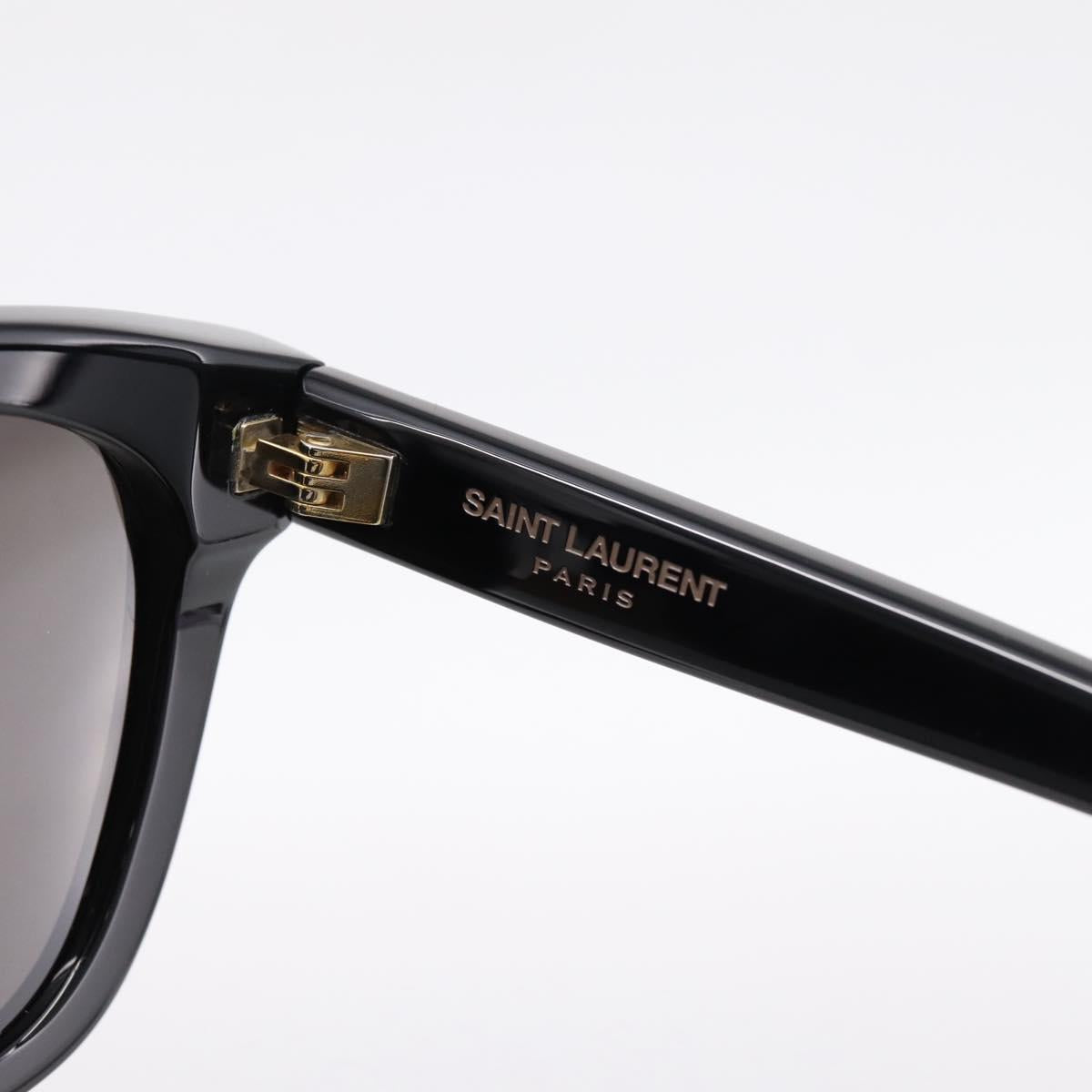 SAINT LAURENT Sunglasses plastic Black Auth BA15671V