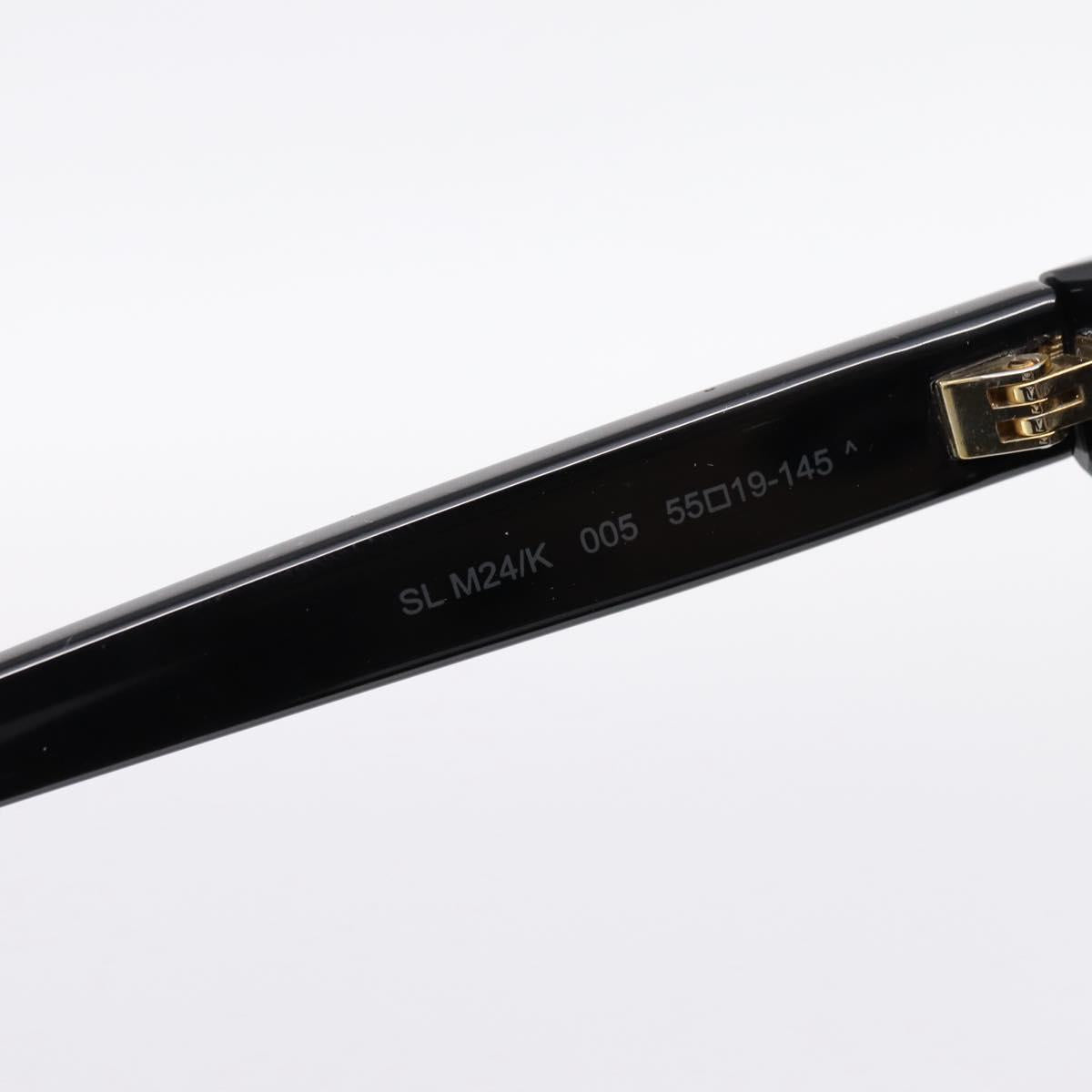 SAINT LAURENT Sunglasses plastic Black Auth BA15671V