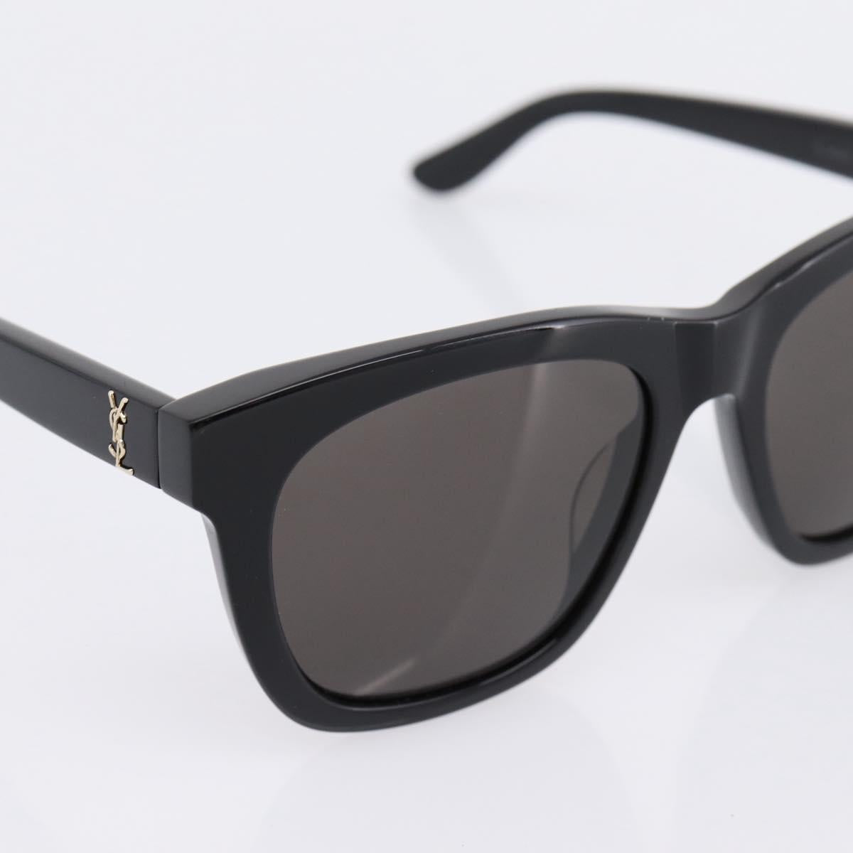 SAINT LAURENT Sunglasses plastic Black Auth BA15671V