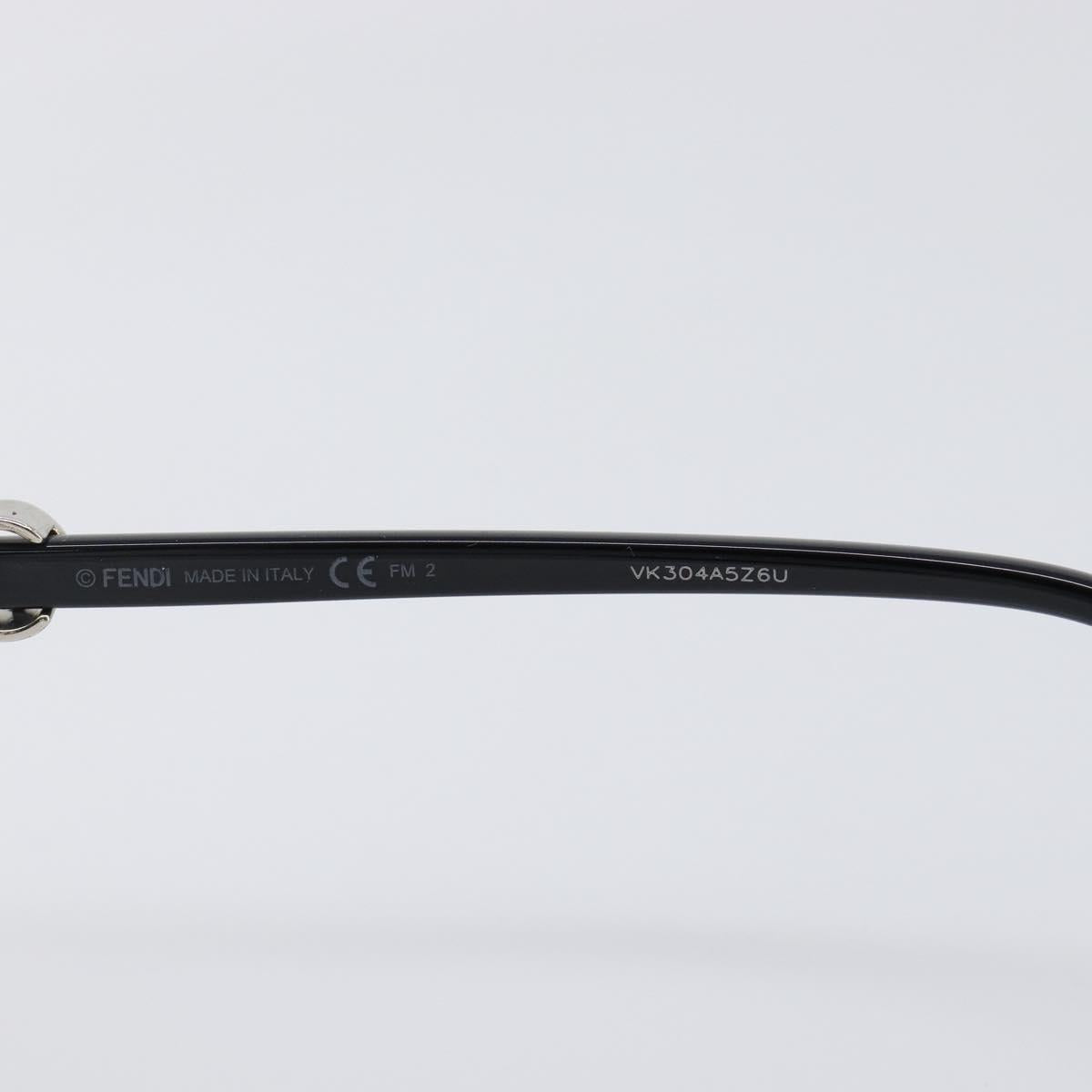 FENDI Sunglasses plastic Black Auth BA15675V