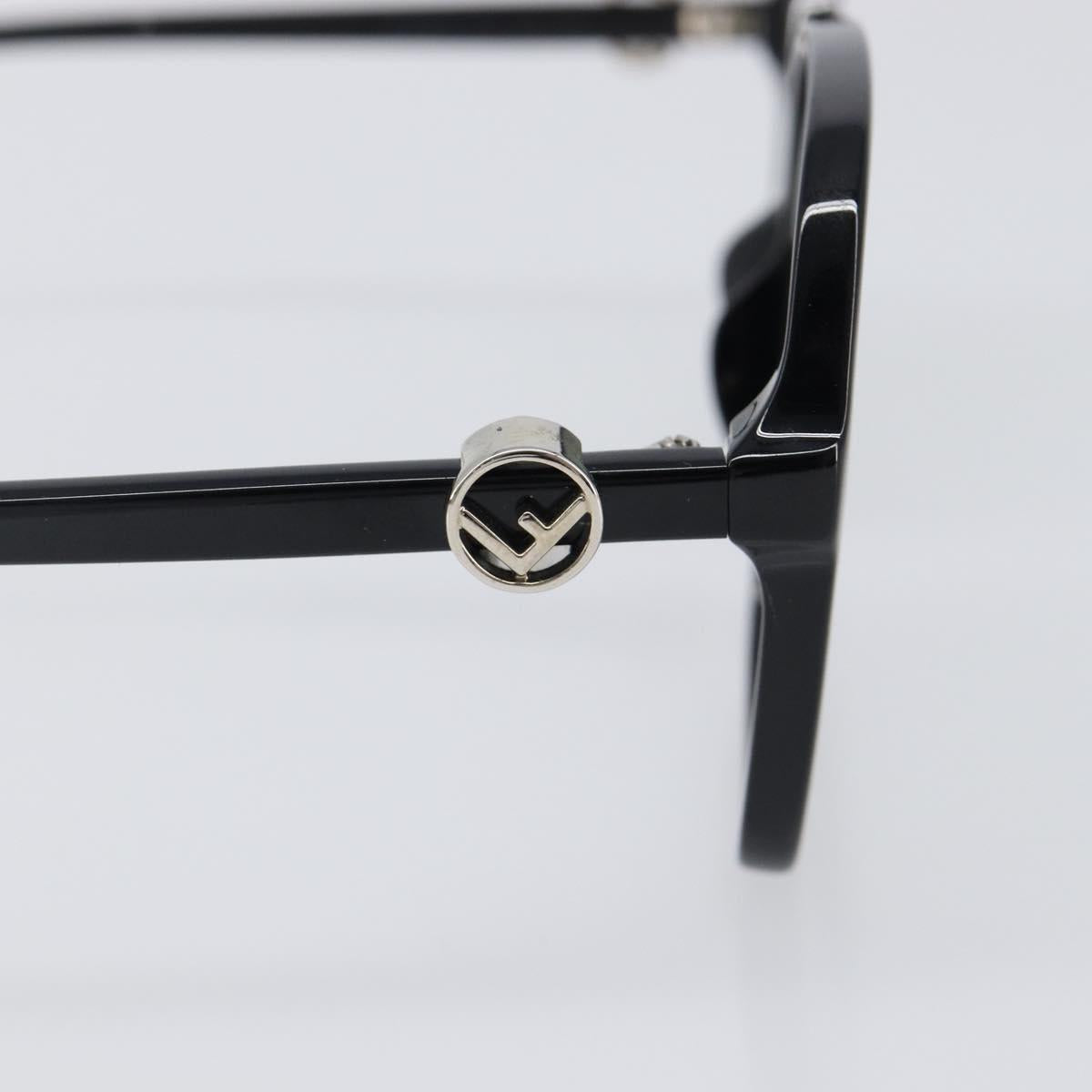 FENDI Sunglasses plastic Black Auth BA15675V