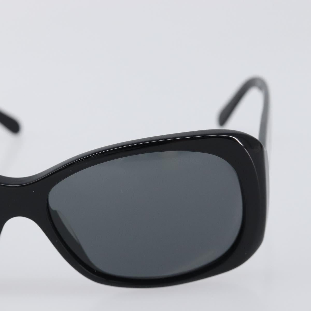 CHANEL Sunglasses plastic Black CC Auth BA15678V