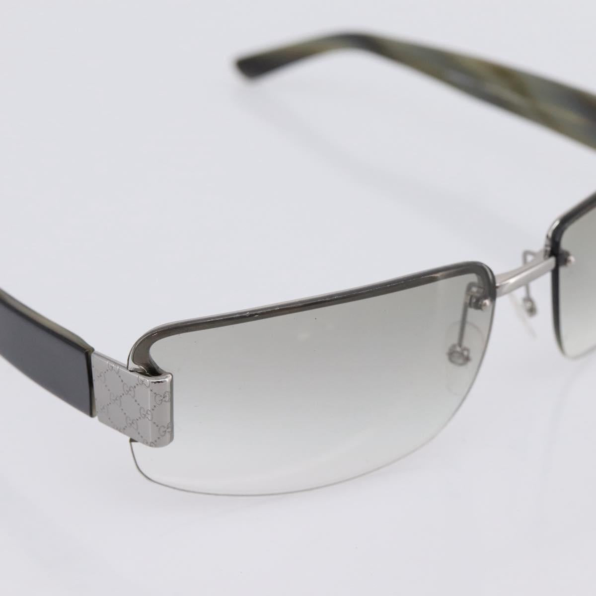 GUCCI Rimless Sunglasses plastic Gray Auth BA15681