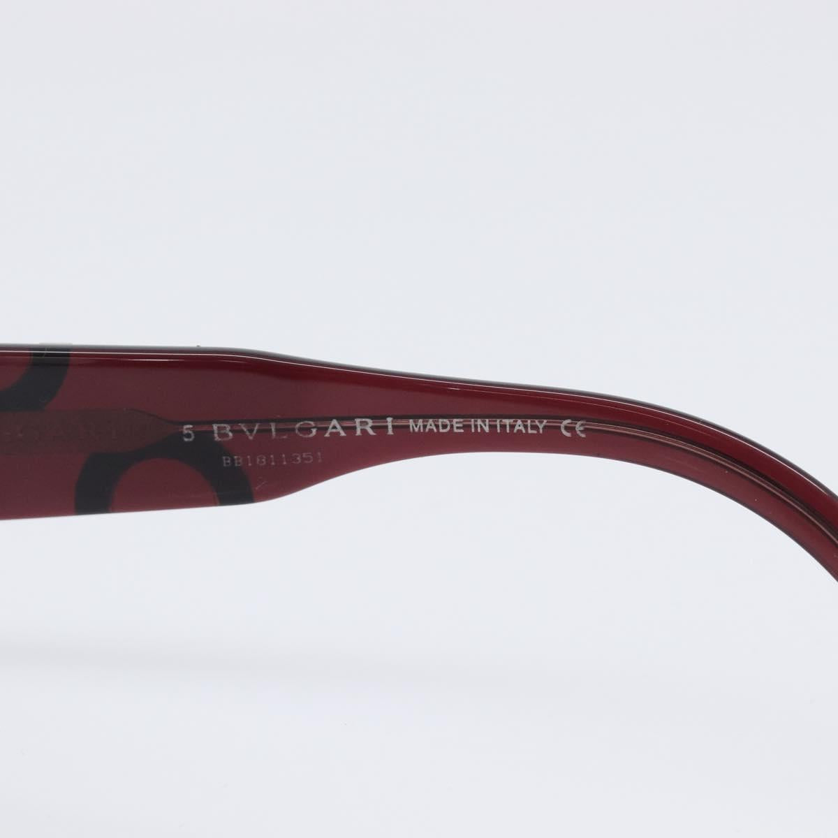 BVLGARI Sunglasses plastic Purple Auth BA15682