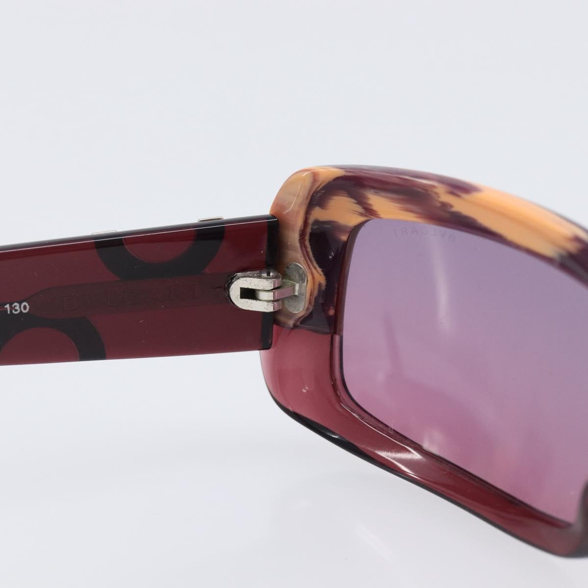 BVLGARI Sunglasses plastic Purple Auth BA15682