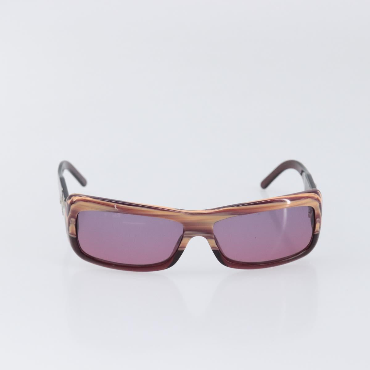 BVLGARI Sunglasses plastic Purple Auth BA15682