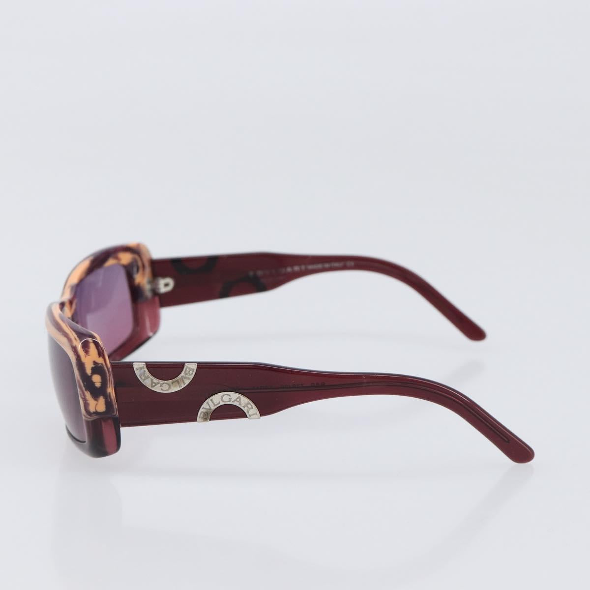 BVLGARI Sunglasses plastic Purple Auth BA15682