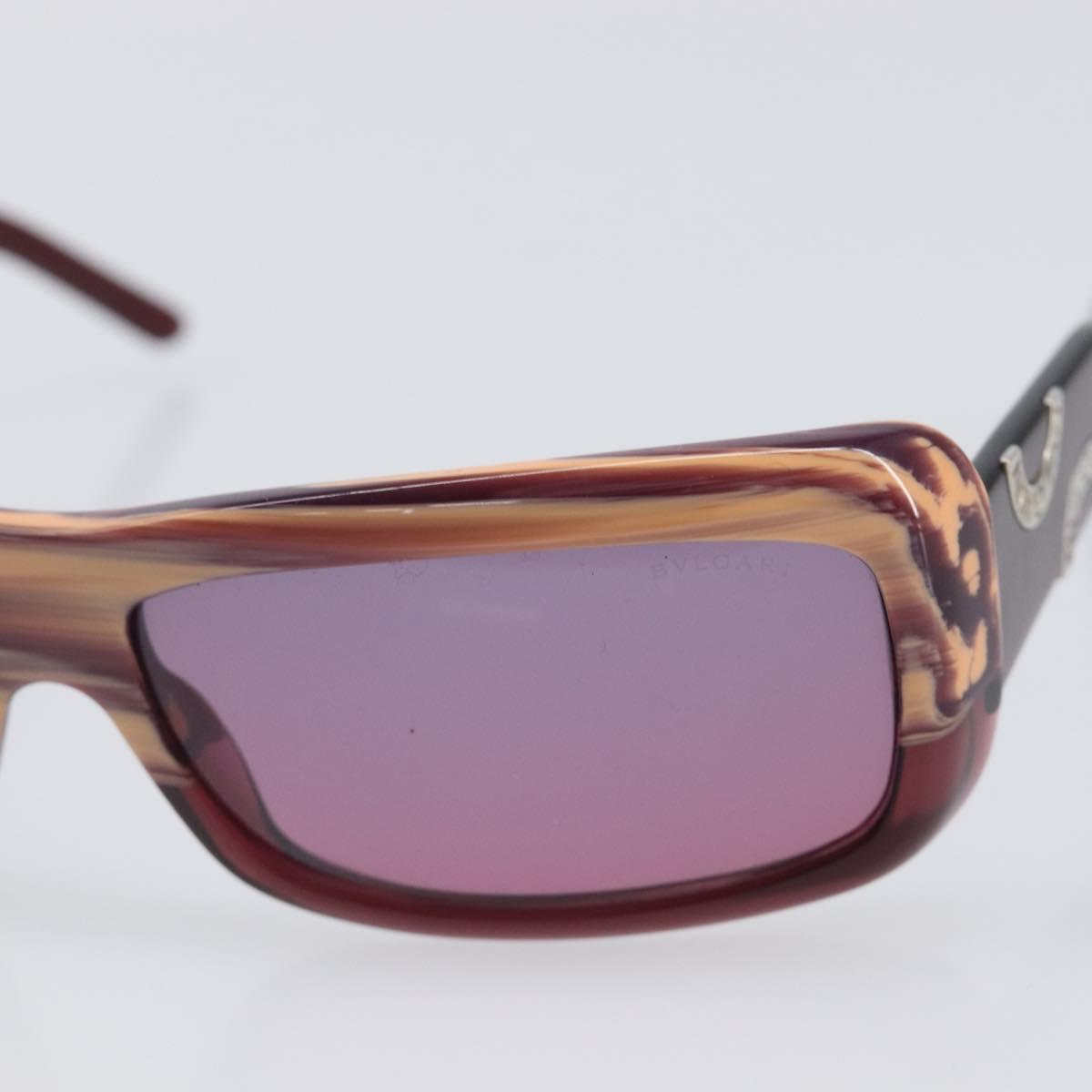 BVLGARI Sunglasses plastic Purple Auth BA15682