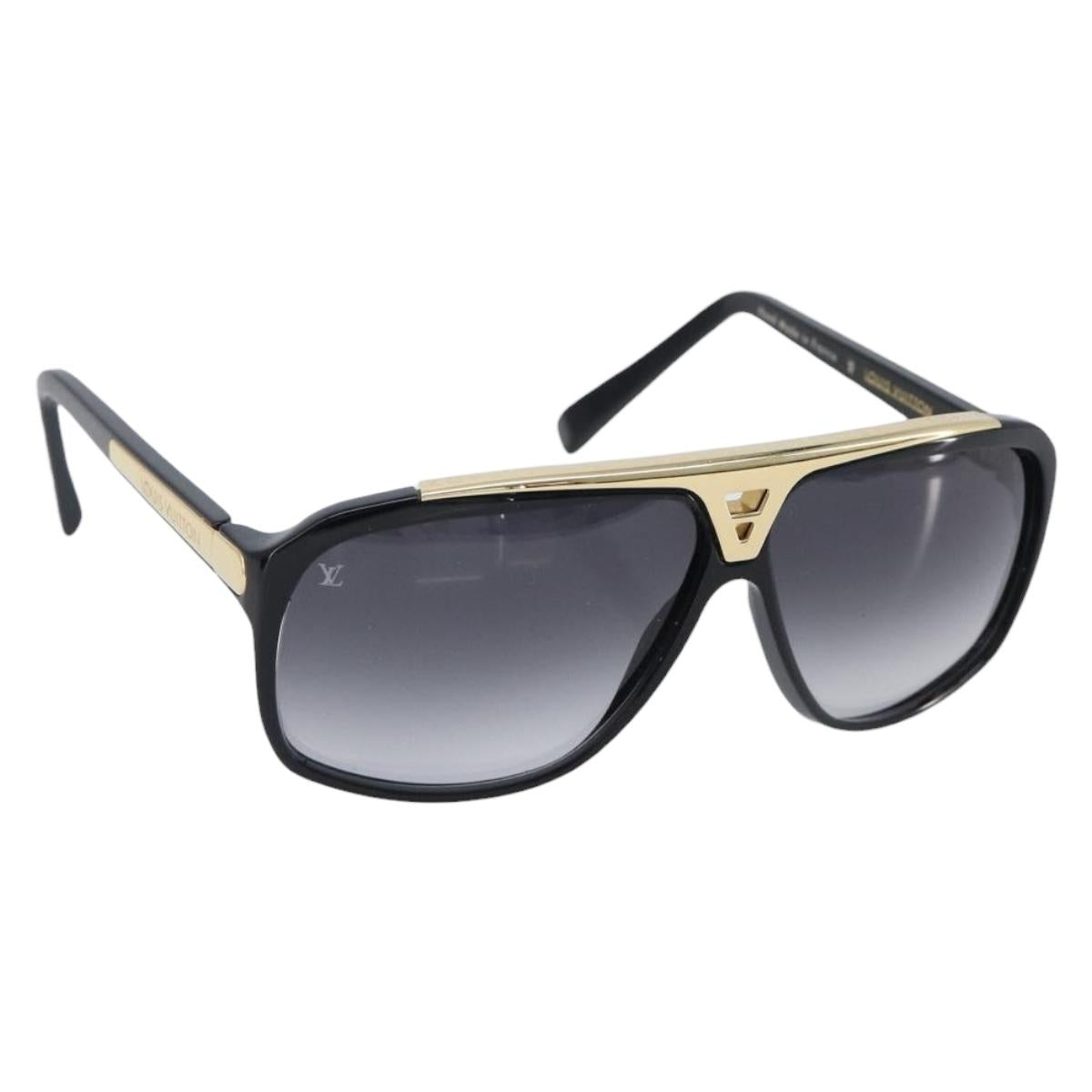 LOUIS VUITTON Sunglasses plastic Black Z0350W LV Auth BA15686M